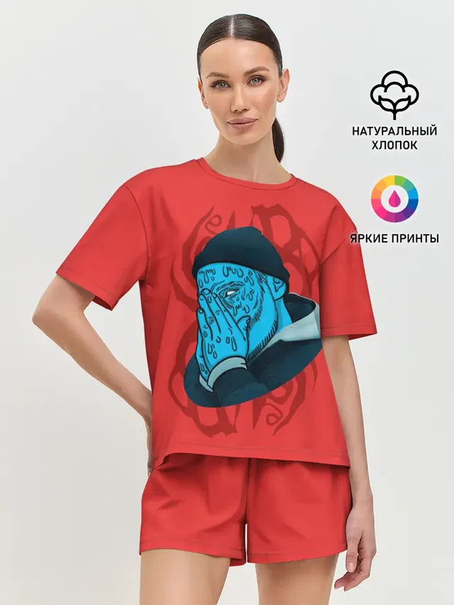 Женская пижама с шортами