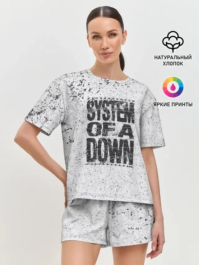 Женская пижама с шортами