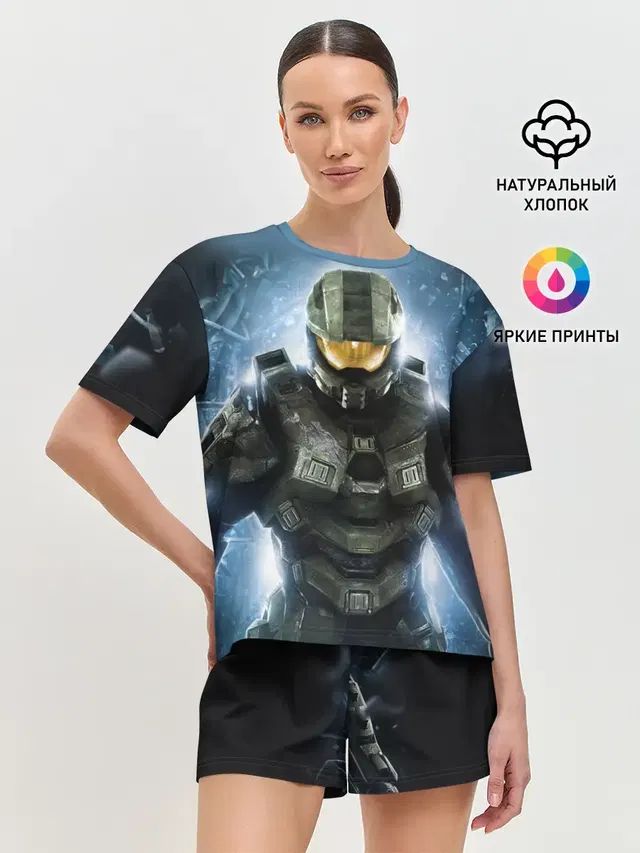 Женская пижама с шортами