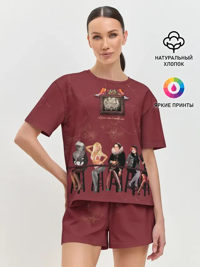 Женская пижама с шортами