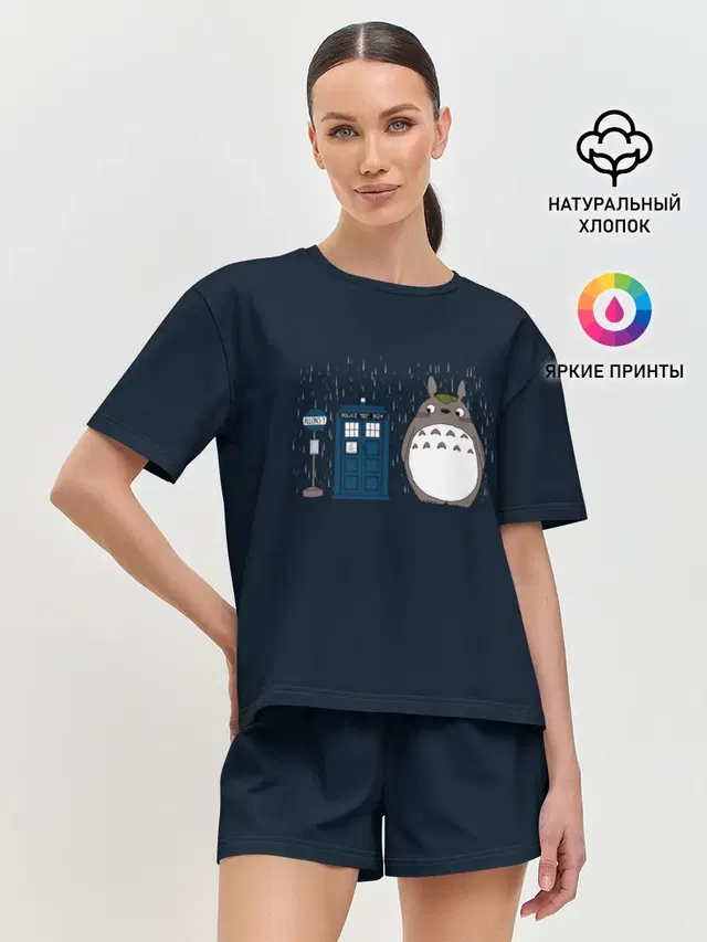 Женская пижама с шортами
