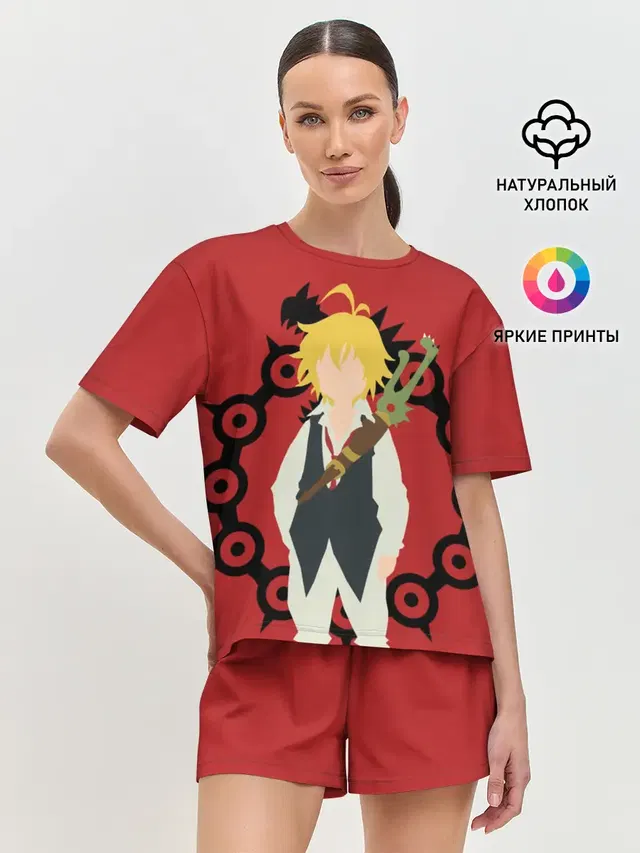 Женская пижама с шортами