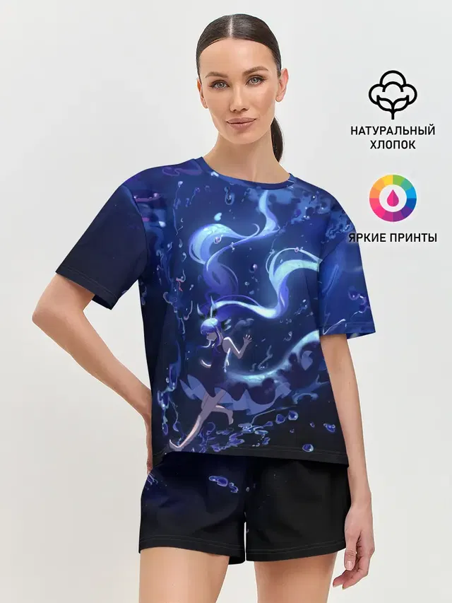 Женская пижама с шортами
