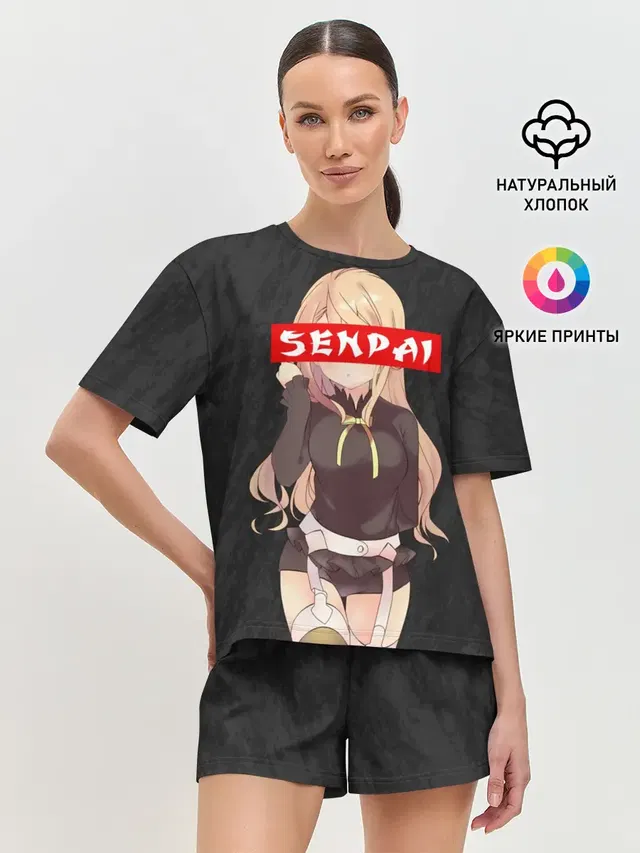 Женская пижама с шортами