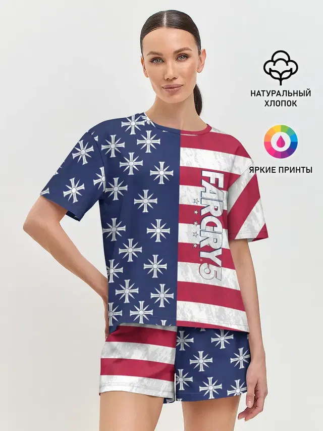 Женская пижама с шортами