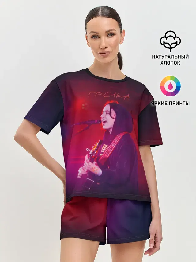 Женская пижама с шортами