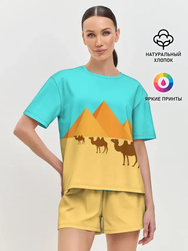 Женская пижама с шортами