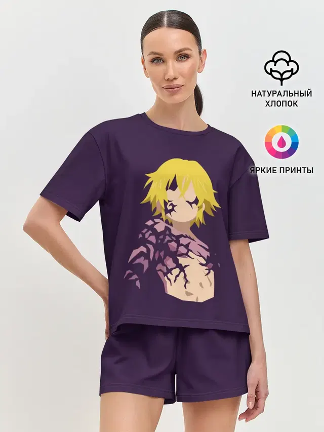 Женская пижама с шортами