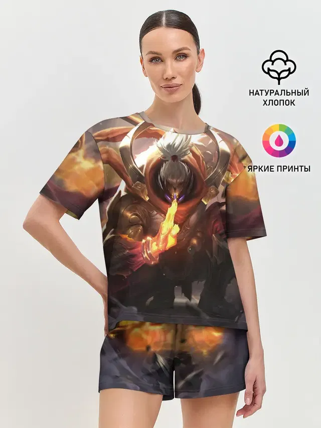Женская пижама с шортами