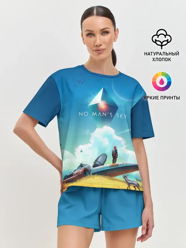 Женская пижама с шортами