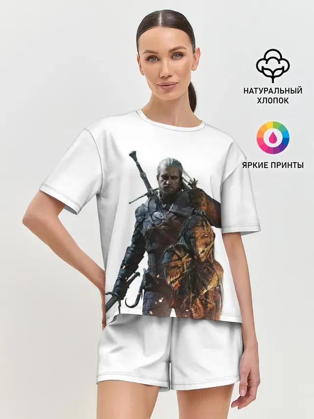 Женская пижама с шортами