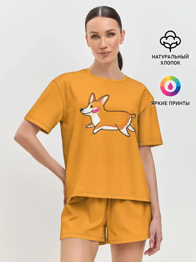 Женская пижама с шортами
