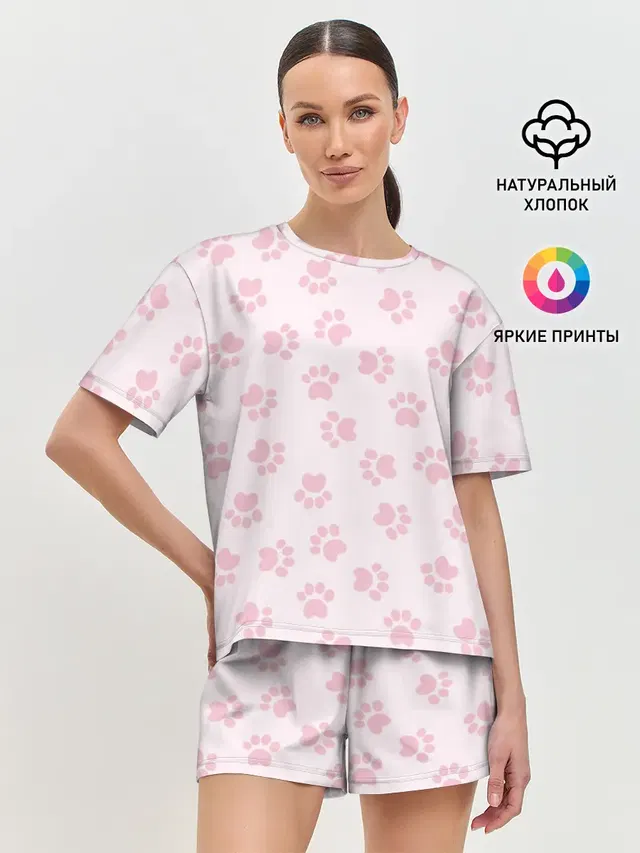 Женская пижама с шортами
