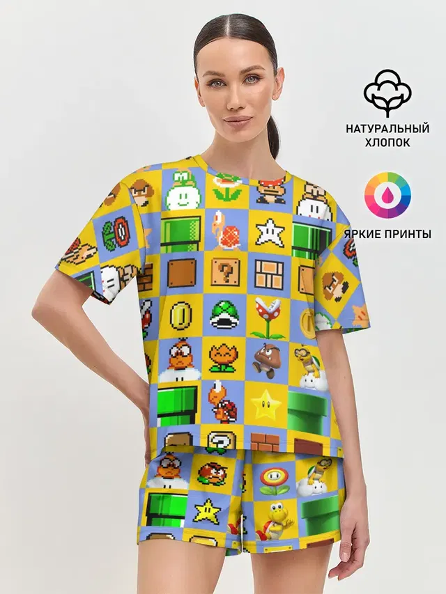 Женская пижама с шортами