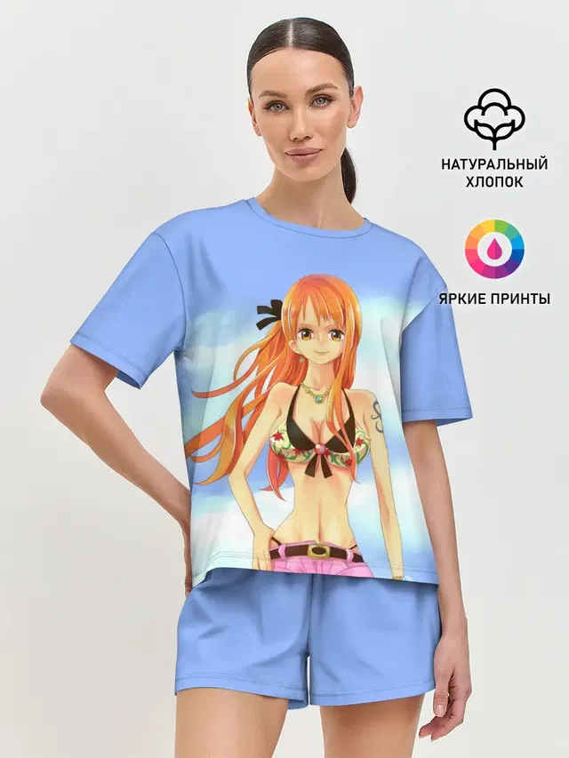Женская пижама с шортами