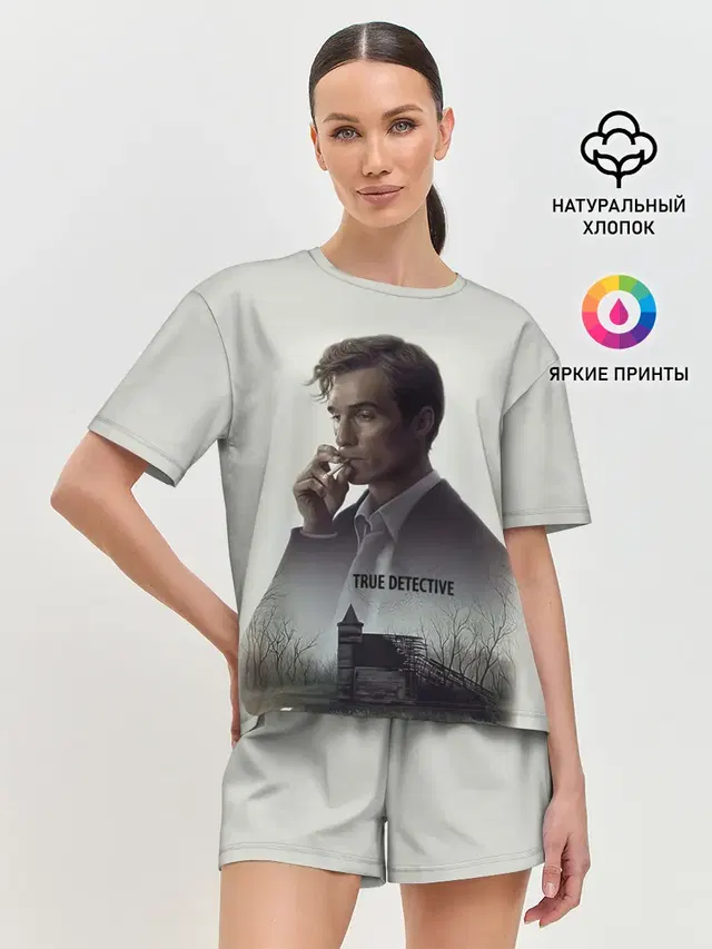 Женская пижама с шортами