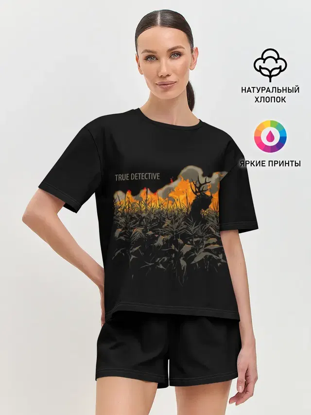 Женская пижама с шортами