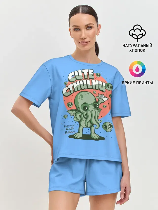 Женская пижама с шортами