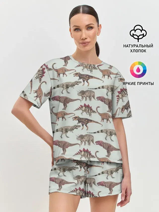 Женская пижама с шортами
