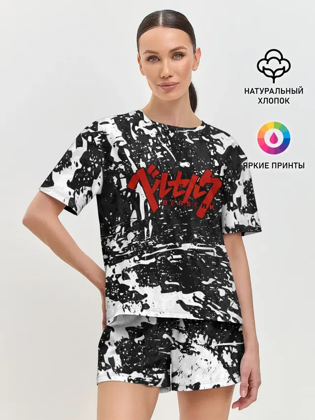 Женская пижама с шортами