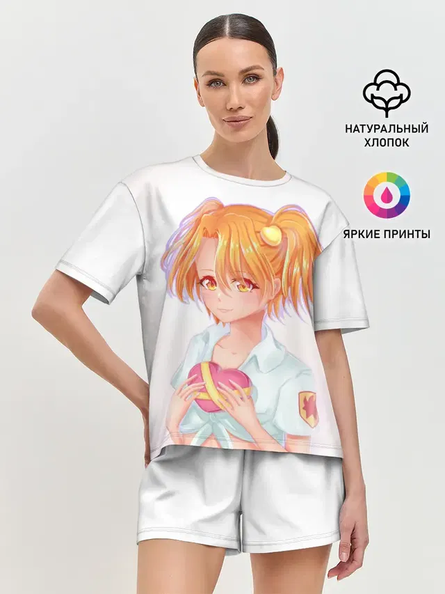 Женская пижама с шортами
