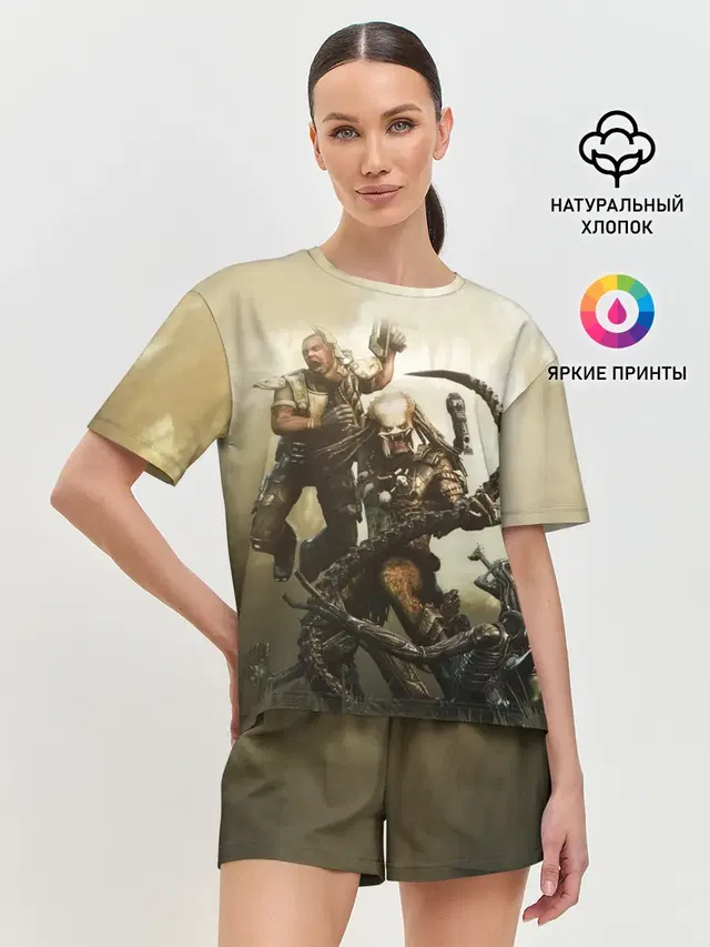 Женская пижама с шортами