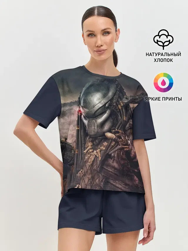 Женская пижама с шортами