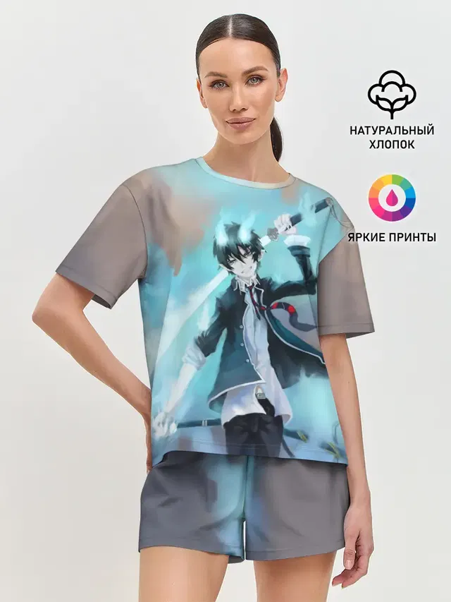 Женская пижама с шортами