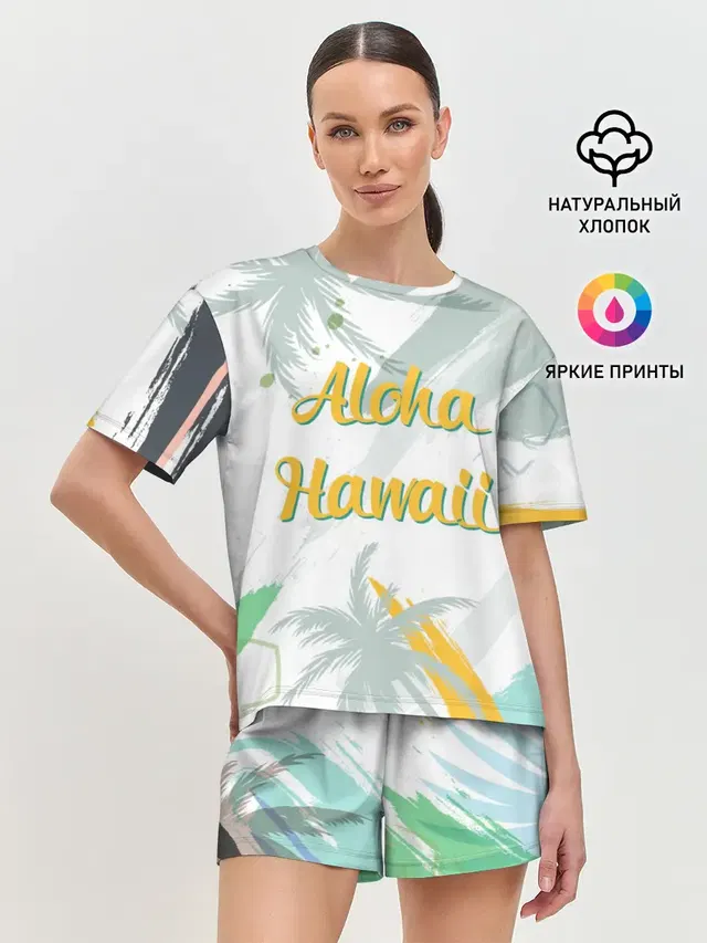 Женская пижама с шортами