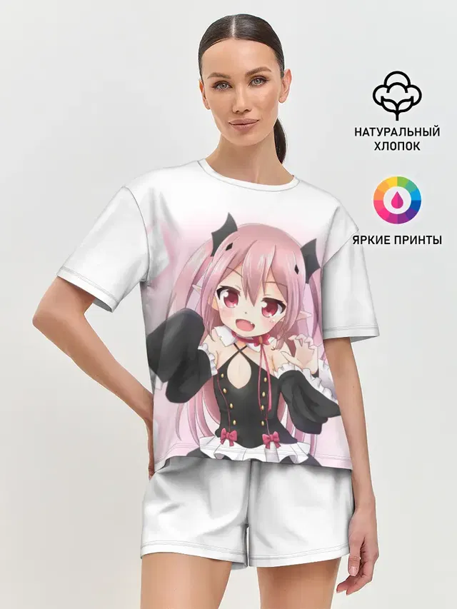 Женская пижама с шортами