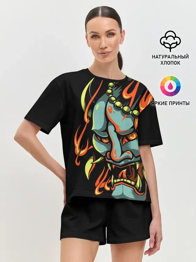 Женская пижама с шортами