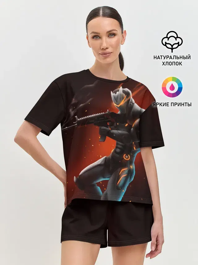 Женская пижама с шортами