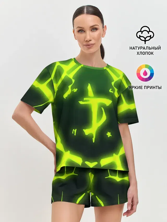 Женская пижама с шортами