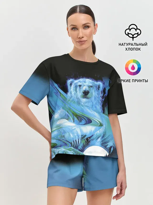 Женская пижама с шортами