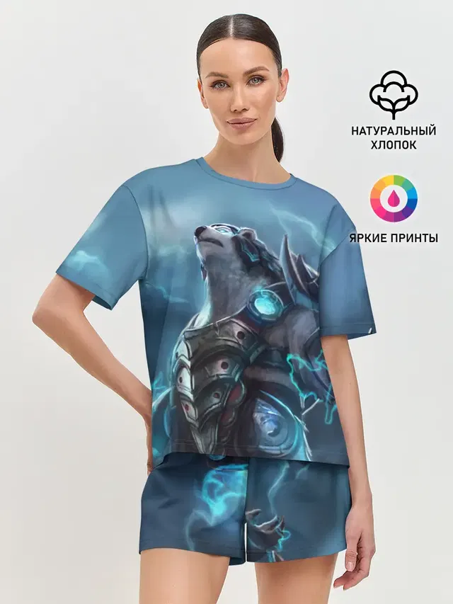Женская пижама с шортами
