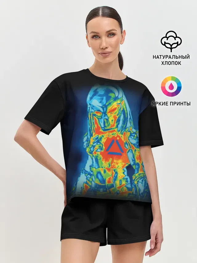 Женская пижама с шортами