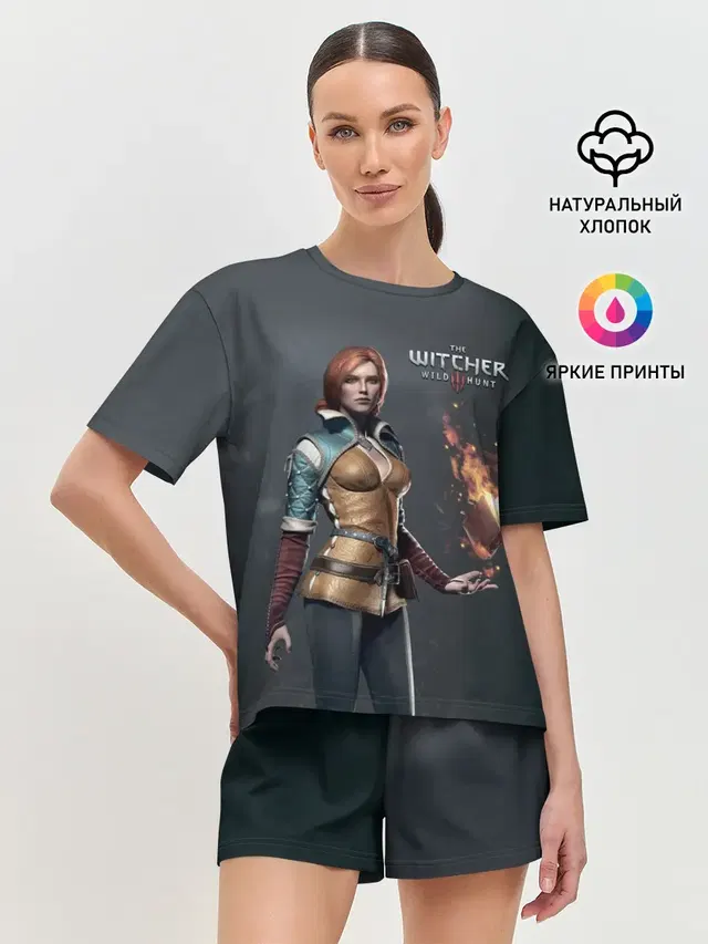 Женская пижама с шортами