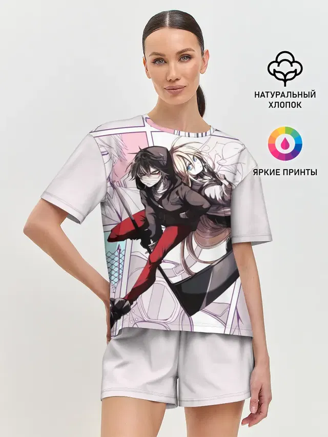 Женская пижама с шортами