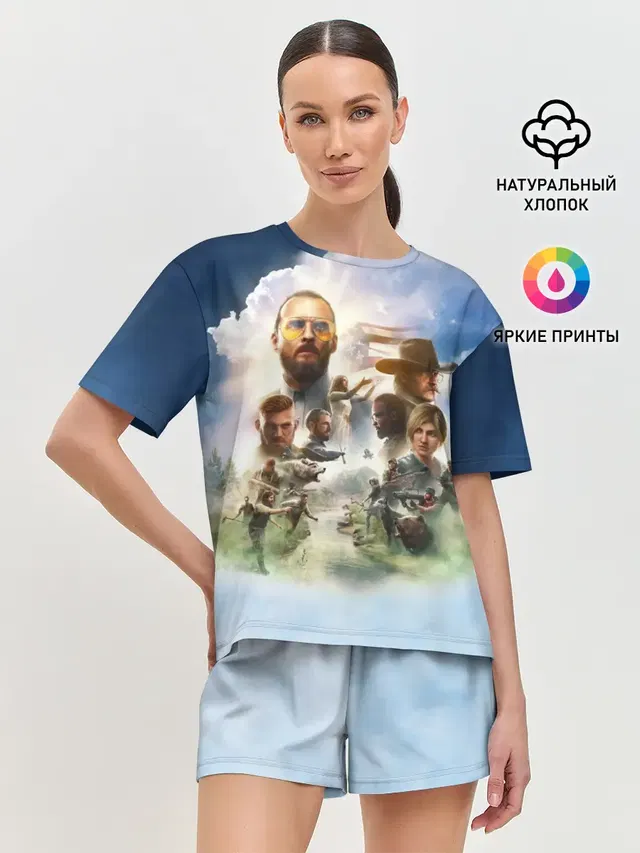 Женская пижама с шортами