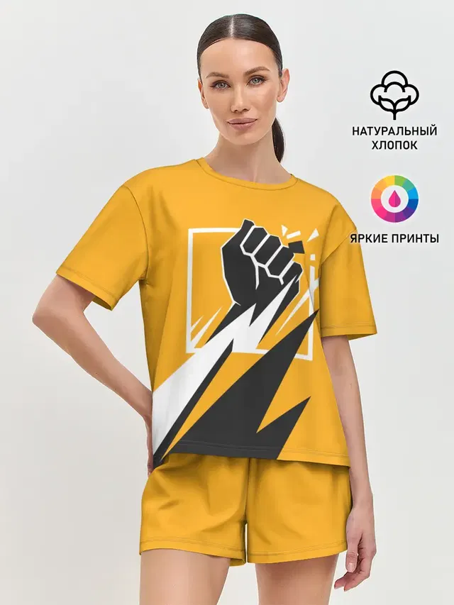 Женская пижама с шортами