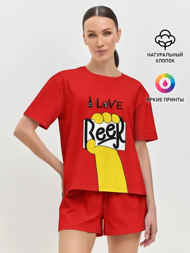Женская пижама с шортами