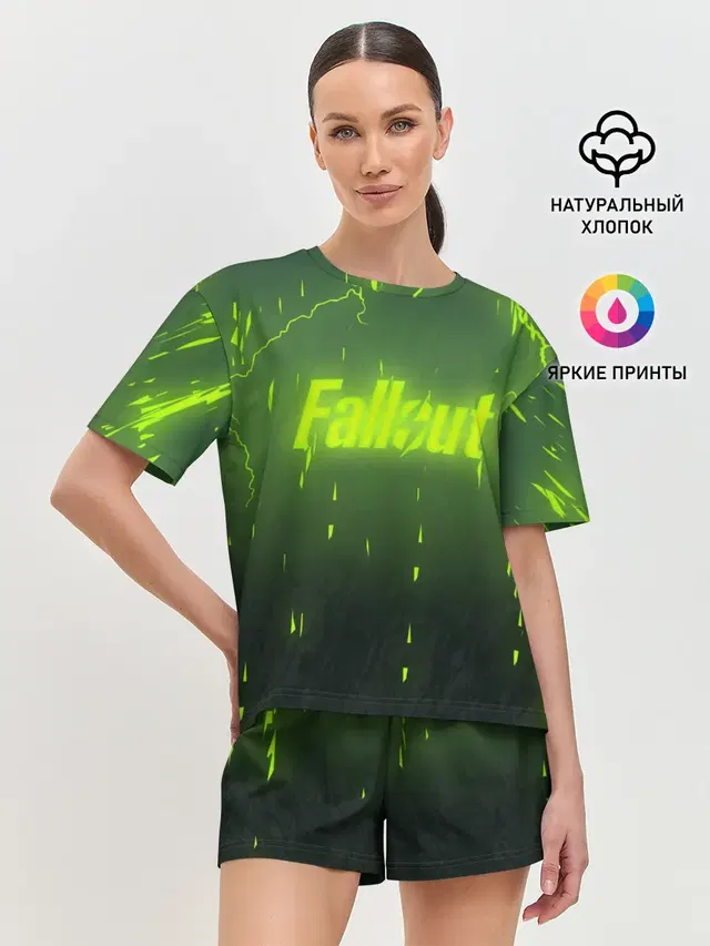 Женская пижама с шортами