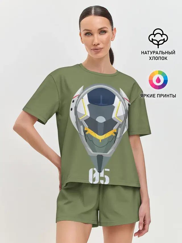 Женская пижама с шортами