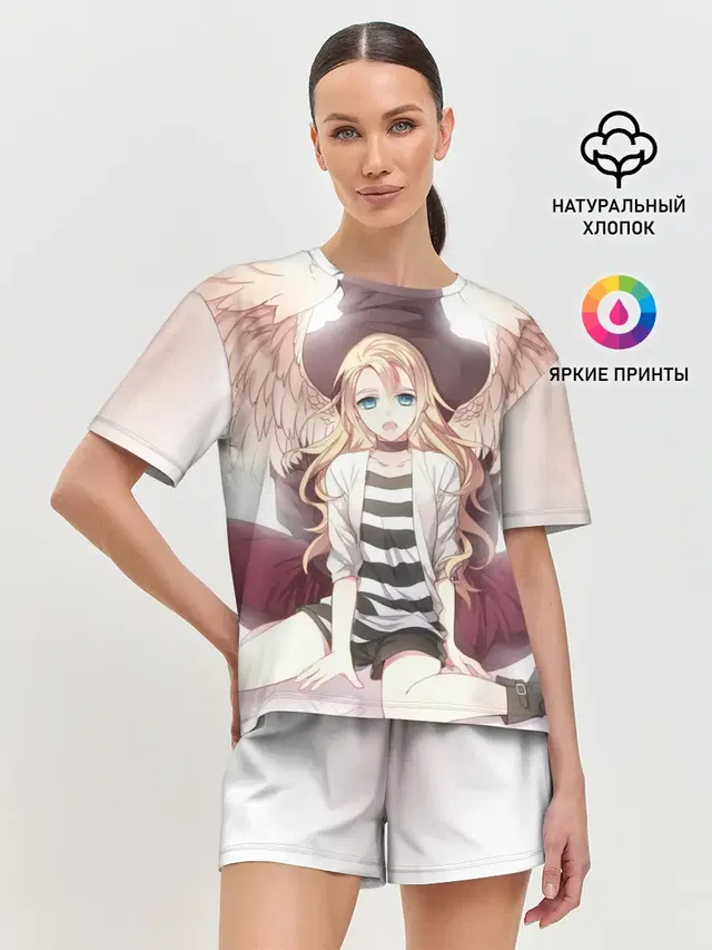 Женская пижама с шортами