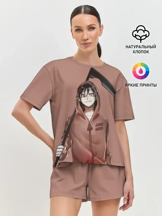 Женская пижама с шортами