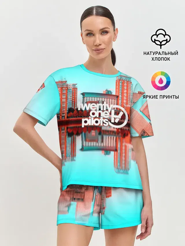 Женская пижама с шортами