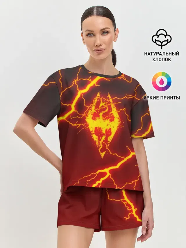 Женская пижама с шортами