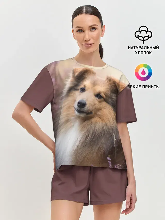 Женская пижама с шортами