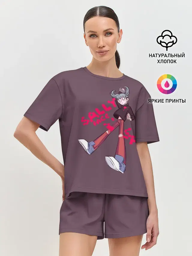Женская пижама с шортами