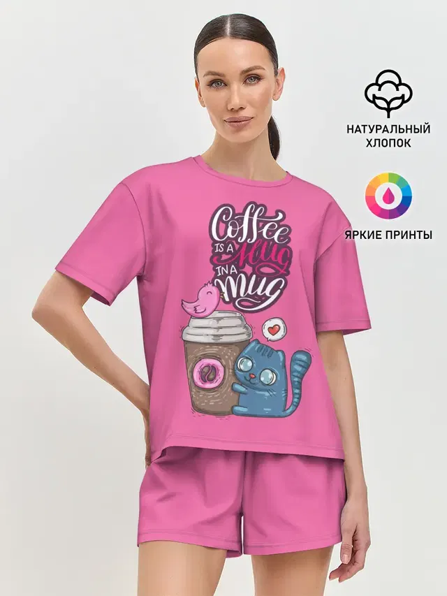 Женская пижама с шортами
